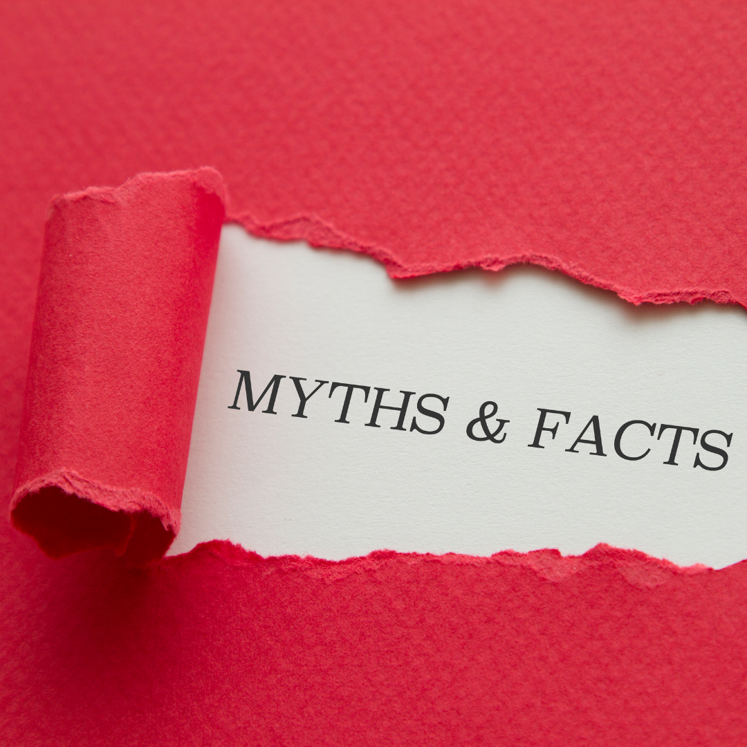 Myths and Facts written in text